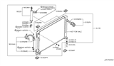 Diagram for 2015 Infiniti Q40 Radiator Hose - 21512-JK20A