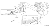 Diagram for Infiniti M35 A/C Idler Pulley - 11925-AG30A