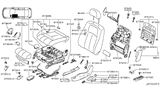Diagram for Infiniti G35 Seat Cover - 87370-JK60A