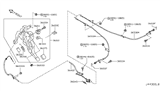 Diagram for 2011 Infiniti G25 Parking Brake Cable - 36531-JU40A