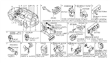Diagram for Infiniti G35 Seat Switch - 25500-AX600