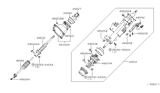 Diagram for 2005 Infiniti QX56 Universal Joint - 48080-7S000