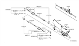 Diagram for Infiniti QX56 Rack And Pinion - 49001-7S000