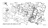 Diagram for Infiniti QX56 Cup Holder - 88377-ZQ00A