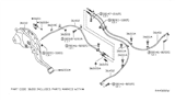 Diagram for 2007 Infiniti QX56 Parking Brake Cable - 36530-7S000