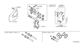 Diagram for Infiniti QX56 Brake Caliper Repair Kit - D1120-ZC60A