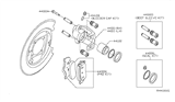 Diagram for Infiniti QX56 Brake Caliper Piston - 44126-7S000