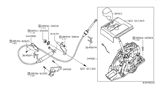 Diagram for Infiniti QX56 Shift Cable - 34935-7S000