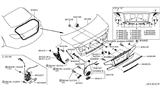 Diagram for Infiniti Q70 Tailgate Lock Actuator Motor - 84631-1MA0A