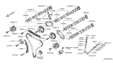 Diagram for Infiniti Q70 Cam Gear - 13025-1MR2C