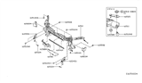 Diagram for Infiniti QX30 Radiator Support - 62512-5DC0A