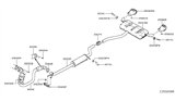 Diagram for Infiniti QX30 Exhaust Manifold Clamp - 20675-5DA1A
