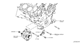 Diagram for 2023 Infiniti Q50 Alternator Bracket - 11715-5CA0A