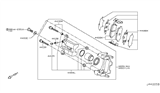 Diagram for 2020 Infiniti Q60 Brake Pad Set - D4060-6HH0A
