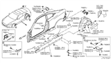 Diagram for 2014 Infiniti Q60 Body Mount Hole Plug - 01658-00531