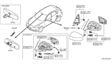 Diagram for Infiniti G35 Car Mirror - 96321-CB00A