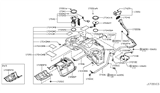 Diagram for Infiniti EX35 Fuel Tank - 17202-1BA0A