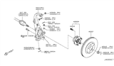 Diagram for 2014 Infiniti Q70 Steering Knuckle - 40014-EG000