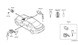 Diagram for Infiniti Q60 Ignition Lock Cylinder - 99810-1NL0A
