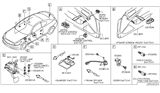 Diagram for Infiniti Q40 Neutral Safety Switch - 25325-D400E