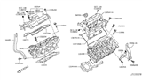 Diagram for 2013 Infiniti G37 Cylinder Head - 11090-EY02E