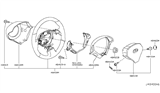Diagram for Infiniti G35 Steering Wheel - 48430-JK360