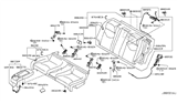 Diagram for 2015 Infiniti Q60 Cup Holder - 88741-JL00A