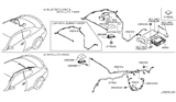 Diagram for 2014 Infiniti Q60 Antenna Cable - 28243-JL20A