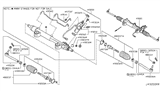 Diagram for 2015 Infiniti Q60 Steering Gear Box - 49001-JL07D