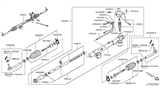 Diagram for Infiniti Q70 Rack And Pinion - 49001-1MD3B