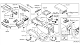 Diagram for Infiniti M56 Cup Holder - 68961-1MA0A