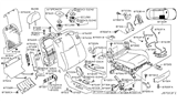 Diagram for Infiniti Q70L Seat Cover - 87620-1MS1A