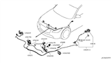Diagram for Infiniti M35h Hood Cable - 65620-1MA1A