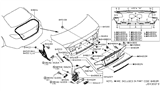 Diagram for Infiniti Q70L Tailgate Lift Support - 84430-1PM0C