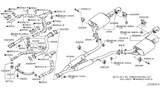 Diagram for Infiniti M37 Tail Pipe - 20300-1MM0A