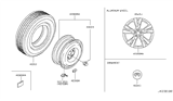 Diagram for 2014 Infiniti Q70 Spare Wheel - D0C00-1MU4A