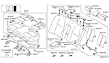 Diagram for Infiniti M37 Seat Cover - 88320-1MA0B