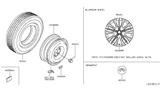 Diagram for 2014 Infiniti Q70 Spare Wheel - D0300-1M025