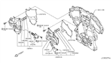 Diagram for Infiniti Q60 Timing Cover - 13040-EY02A