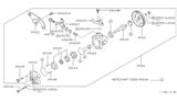 Diagram for Infiniti I30 Power Steering Pump - 49110-40U15