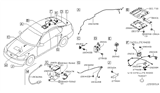 Diagram for 2007 Infiniti M35 Antenna Cable - 28243-EH01B