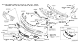 Diagram for Infiniti M45 Air Deflector - 96010-EJ70A
