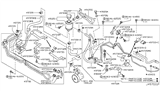Diagram for 2010 Infiniti M45 Power Steering Hose - 49721-EJ70B