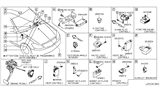 Diagram for Infiniti M45 Steering Angle Sensor - 47945-ED210