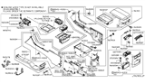Diagram for Infiniti M35 Cup Holder - 68961-EH100