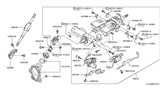 Diagram for Infiniti M45 Steering Column Cover - 48950-EH100
