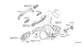 Diagram for Infiniti M45 Door Latch Assembly - 80501-EH100
