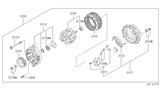 Diagram for Infiniti J30 Alternator Case Kit - 23118-0P511