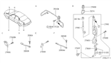 Diagram for 1993 Infiniti J30 Antenna Cable - 28242-10Y00