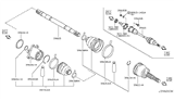 Diagram for Infiniti FX45 CV Boot - 39741-03P88